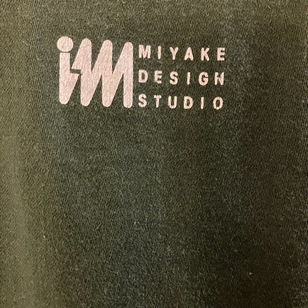 Issay Miyake Army Green V-neck Smock